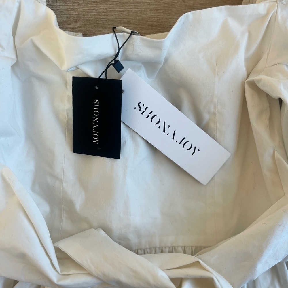 NWT Shona Joy Caterina cropped balloon sleeve size US2 - Picture 10 of 10